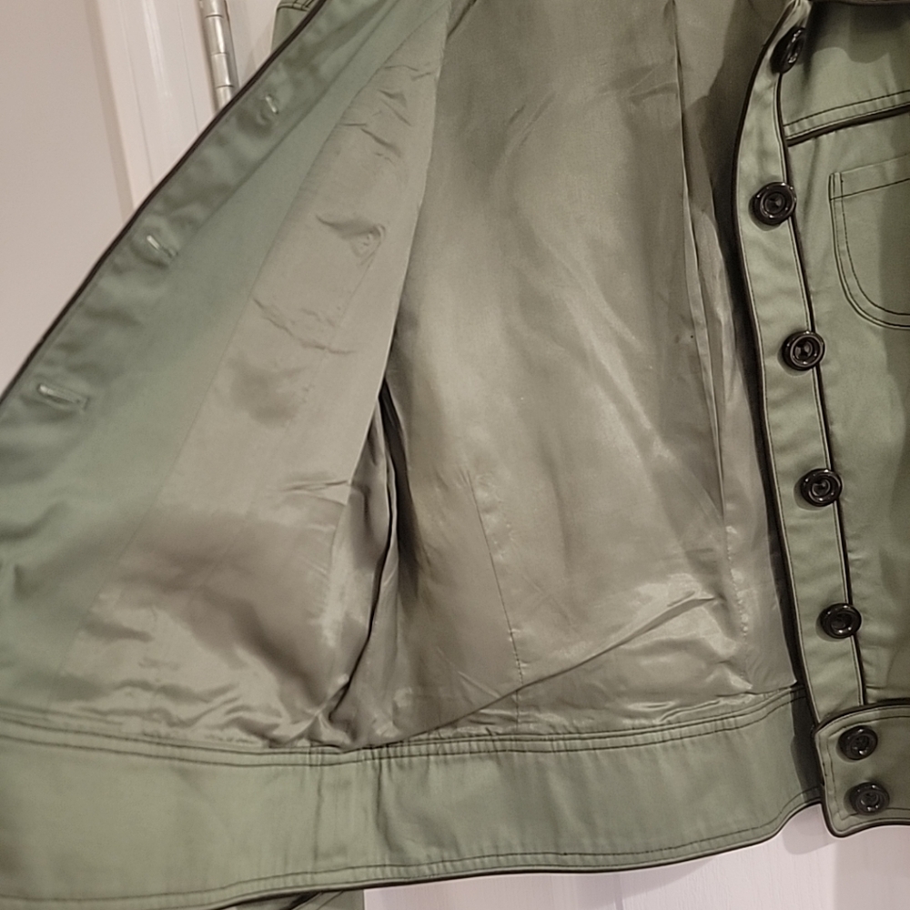 Ann Trinity. Green Medium Lined Jacket. Ex Cond. … - image 5
